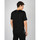 Vêtements Homme T-shirts manches courtes Les Hommes LKT144 740U | Relaxed Fit Lyocell T-Shirt Noir