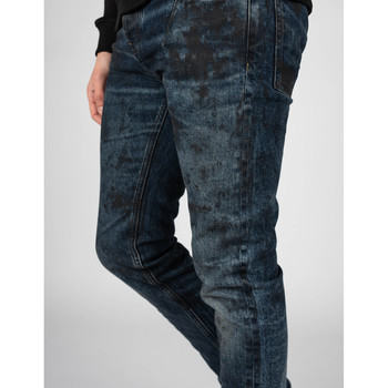 Les Hommes LKD320 512U | 5 Pocket Slim Fit Jeans Bleu