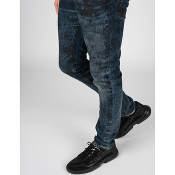 Les Hommes LKD320 512U | 5 Pocket Slim Fit Jeans Bleu