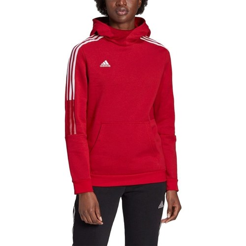 adidas Originals Tiro 21 Sweat Hoodie Rouge - Vêtements Sweats Femme 74,00 €