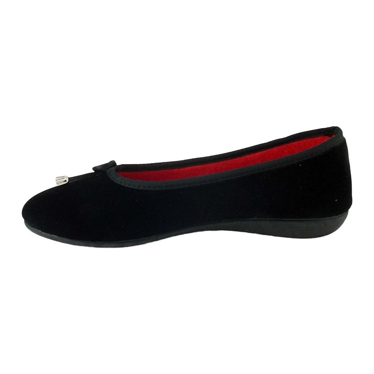 Chaussures Femme Chaussons Semelflex Emeraude-71357 Noir