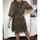 Vêtements Femme Robes courtes Nakd Robe léopard Marron