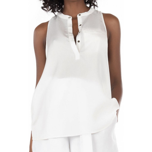 Vêtements Femme T-shirts manches courtes Superdry W6010839A Blanc