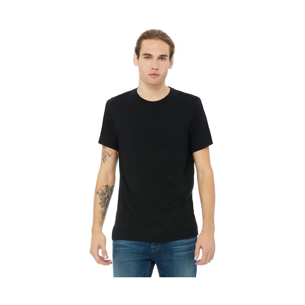 Vêtements Homme T-shirts manches courtes Bella + Canvas CA3413 Noir