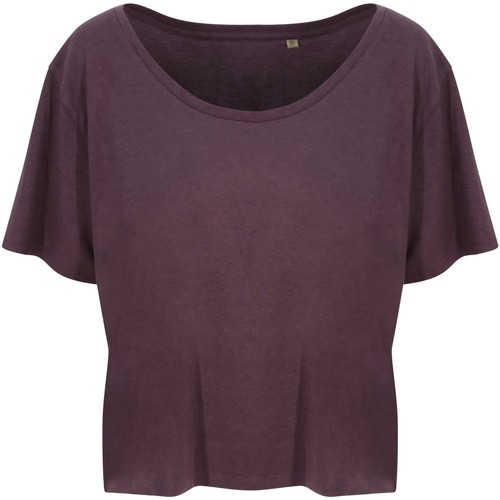 Vêtements Femme T-shirts manches longues Ecologie EA02F Violet