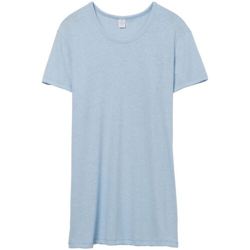 Vêtements Femme T-shirts manches longues Alternative Apparel 50/50 Bleu