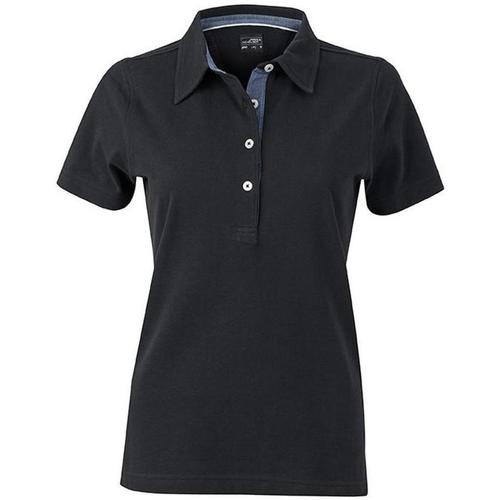Vêtements Femme T-shirts & Polos James And Nicholson FU160 Noir