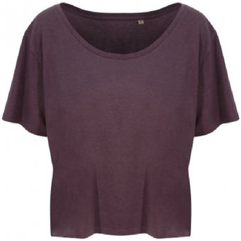 Vêtements Femme T-shirts manches longues Ecologie EA002F Violet