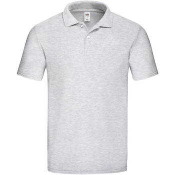 Vêtements Homme Polos manches courtes Fruit Of The Loom SS029 Gris