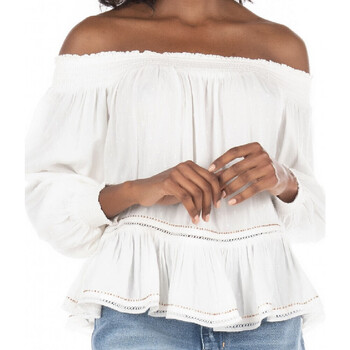 Vêtements Femme Tops / Blouses Superdry W6010465A Blanc