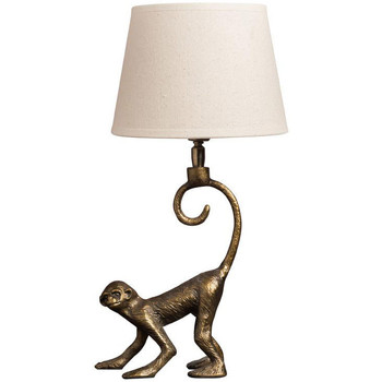 Maison & Déco Lampes à poser Chehoma Lampe singe doré 23x7x17cm Doré