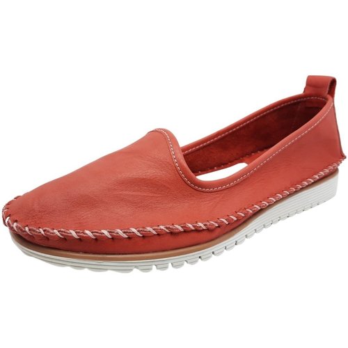 Andrea Conti Rouge - Chaussures Mocassins Femme 75,90 €