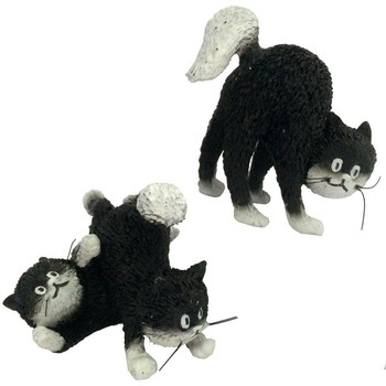 La mode responsable Statuettes et figurines Parastone Statuette petits chats par Dubout Noir