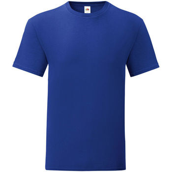 Vêtements Homme T-shirts manches courtes Fruit Of The Loom 61430 Bleu cobalt