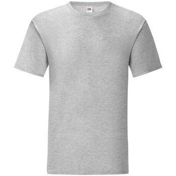 Vêtements Homme T-shirts manches longues Fruit Of The Loom Iconic Gris