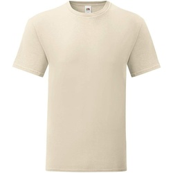 Vêtements Homme T-shirts manches courtes Fruit Of The Loom 61430 Beige clair