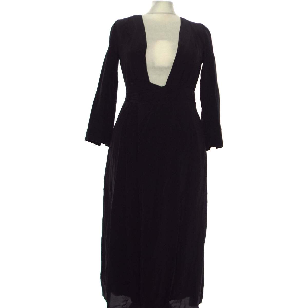 Vêtements Femme Robes longues Sézane robe longue  34 - T0 - XS Noir Noir