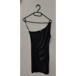 Vêtements Femme Robes courtes Pimkie Robe soirée asymétrique Noir