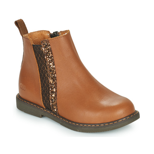 Chaussures Fille Boots GBB AMINA Marron