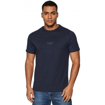 Vêtements Homme Débardeurs / T-shirts sans manche Guess Tee shirt homme  bleu M2GI10 Bleu