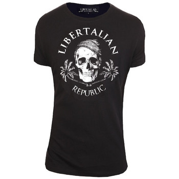 Vêtements Femme T-shirts manches courtes Libertalian-Républic T-Shirt  Libertalia-Républic Noir Noir