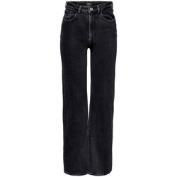 Vêtements Femme Jeans Only 15235241 JUICY-BLACK DENIM Noir