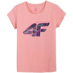Vêtements Fille T-shirts manches courtes 4F JTSD003A Rose