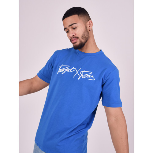 Homme Project X Paris Tee Shirt T2110802 Bleu - Vêtements T-shirts & Polos Homme 29 