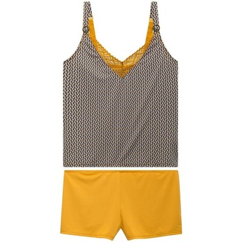 Vêtements Femme Pyjamas / Chemises de nuit Pomm'poire Top short jaune Tartelette jaune