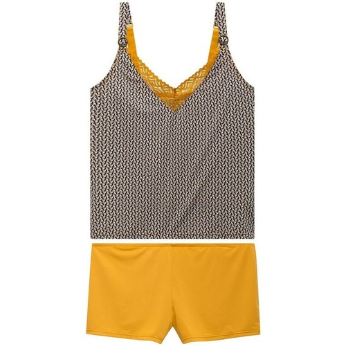 Pomm'poire Top short jaune Tartelette jaune - Vêtements Pyjamas / Chemises  de nuit Femme 35,90 €