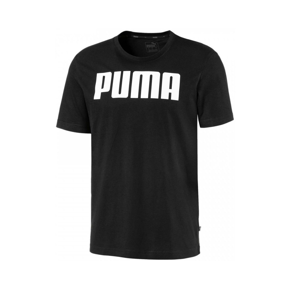 Vêtements Homme T-shirts manches courtes Puma Ess Tee Noir