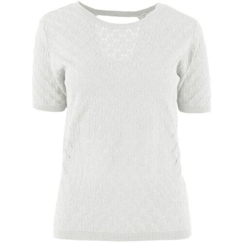 Vêtements Femme Vestes en jean Vila Kastana Top - White Alyssum Blanc