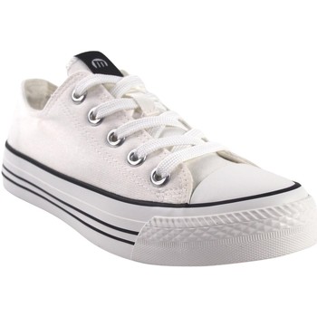 Baskets basses MTNG Toile dame MUSTANG 60174 blanc Blanc - Chaussures Baskets basses Femme 44 