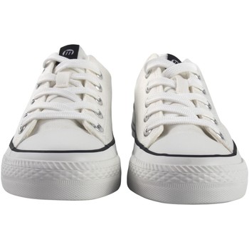 Baskets basses MTNG Toile dame MUSTANG 60174 blanc Blanc - Chaussures Baskets basses Femme 44 