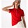 Vêtements Femme Polos manches courtes Lacoste Polo Slim Fit Femme rouge Rouge