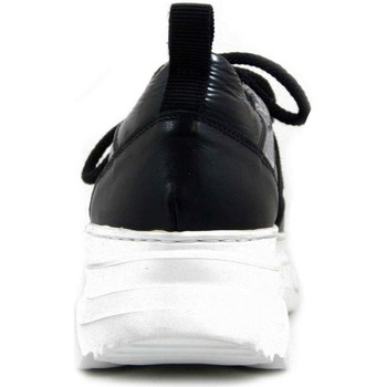 Soffice Sogno Femme Chaussures, Sneaker, Cuir souple - 20722 Noir