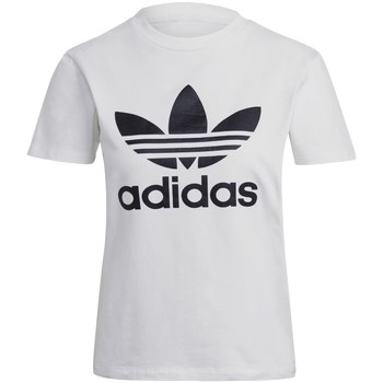 Vêtements Femme T-shirts manches courtes adidas Originals adidas Adicolor Classics Trefoil Tee Blanc