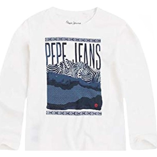 Vêtements Garçon Floral Sheath Mini Dress Pepe jeans rtel Blanc