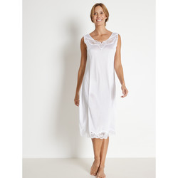 Vêtements Femme Robes Lingerelle by Daxon - Fond de robe longueur 105cm blanc