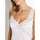 Vêtements Femme Robes Daxon by  - Fond de robe en maille longueur 105cm Blanc