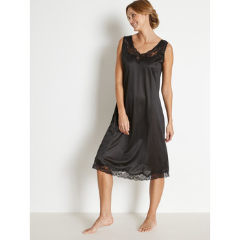 Vêtements Femme Robes Lingerelle by Daxon - Fond de robe longueur 105cm noir