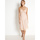 Vêtements Femme Robes Daxon by  - Fond de robe en maille longueur 105cm Rose