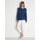 Vêtements Femme Pulls Kocoon by Daxon - Pull en maille fantaisie bleu