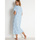 Vêtements Femme Pyjamas / Chemises de nuit Daxon by  - Chemise de nuit en maille Bleu