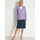 Vêtements Femme Gilets / Cardigans Daxon by  - Gilet manches longues maille ajourée Violet