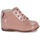 Chaussures Fille Baskets montantes Little Mary CHARLOTTE Rose