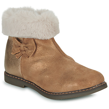Chaussures Fille Bottes ville Little Mary NYMPHEA Marron