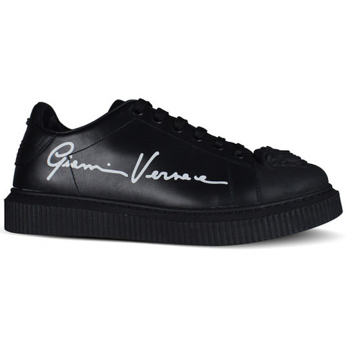 Chaussures Homme Baskets basses Versace Sneakers Signature Noir