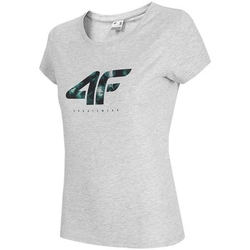 Vêtements Femme T-shirts manches courtes 4F TSD030 Gris