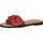 Chaussures Femme Sabots Geox Mules Rouge